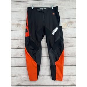 KTM Men's Black & Orange Performance Riding Pants